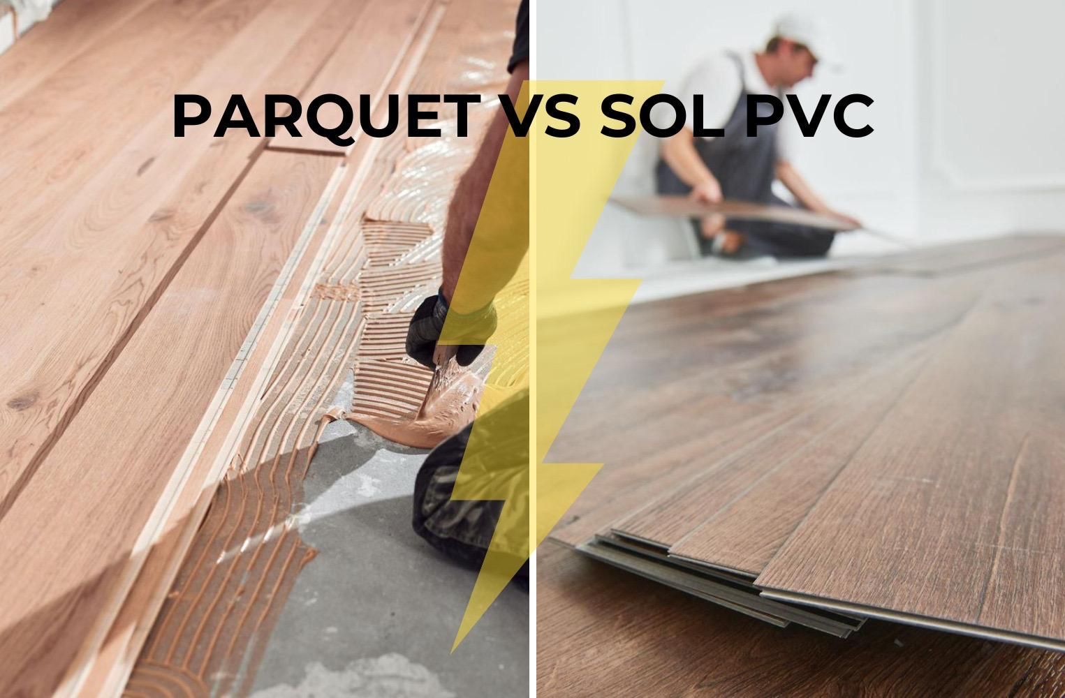 Parquet stratifié VS Sol PVC: Ne confondez pas sol pvc et parquet ! Ce n’est pas les mêmes produits. 