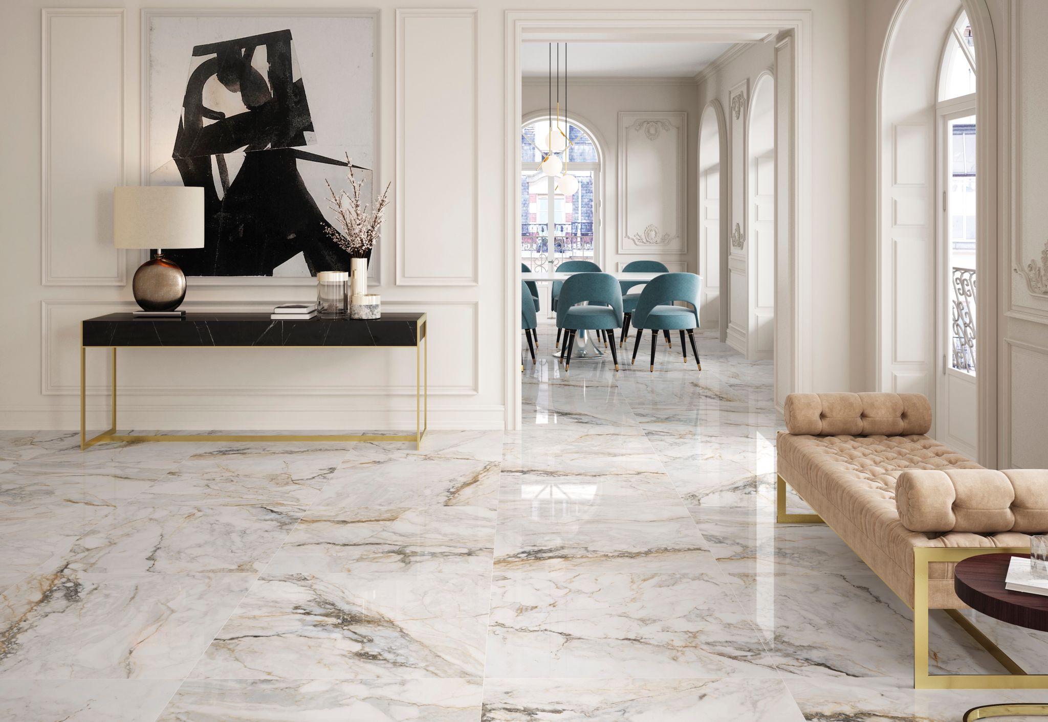 CARRELAGE LUANDA BRILLANT 90X90