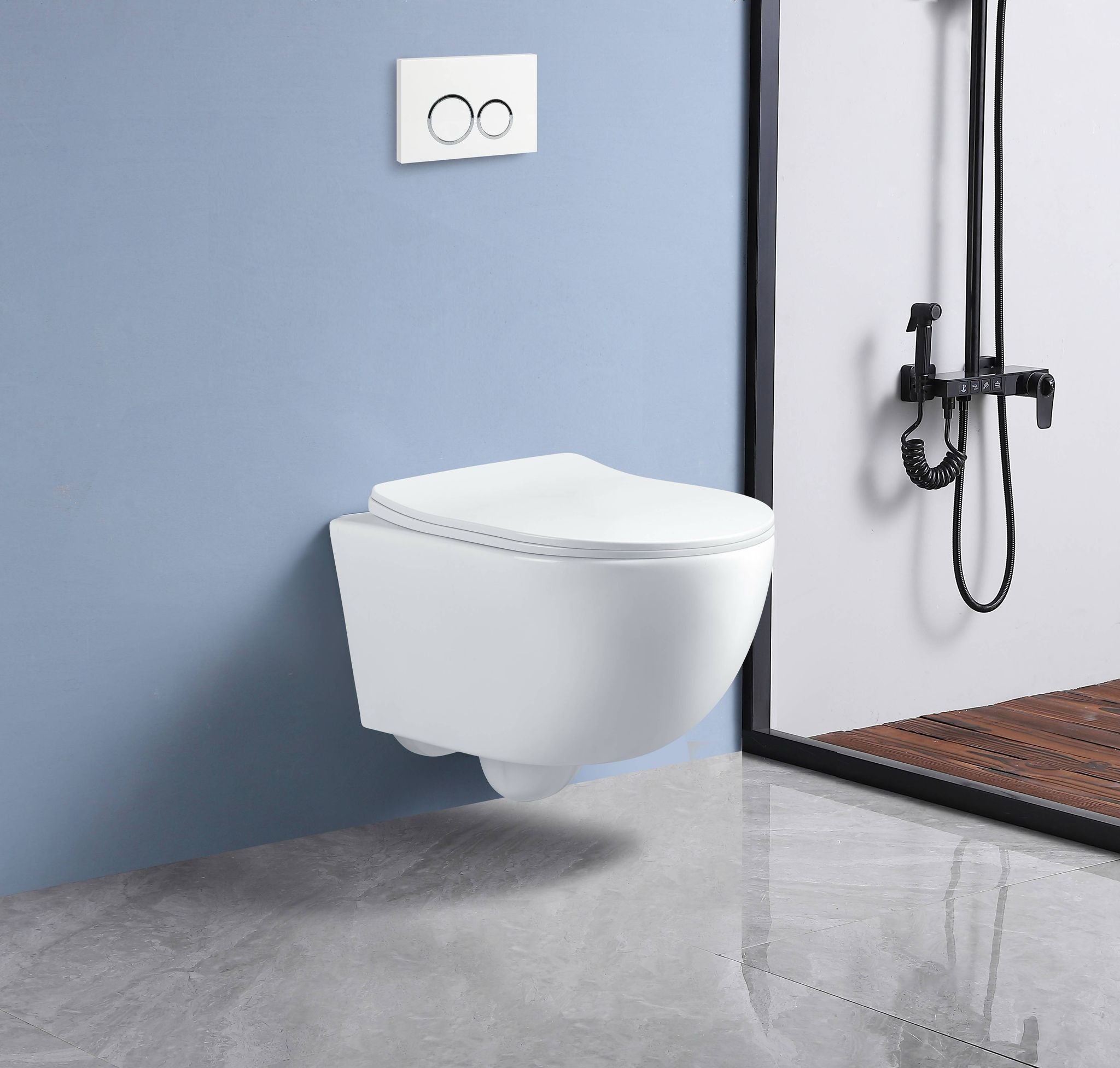 WC SUSPENDU BLANC WALL HUNG