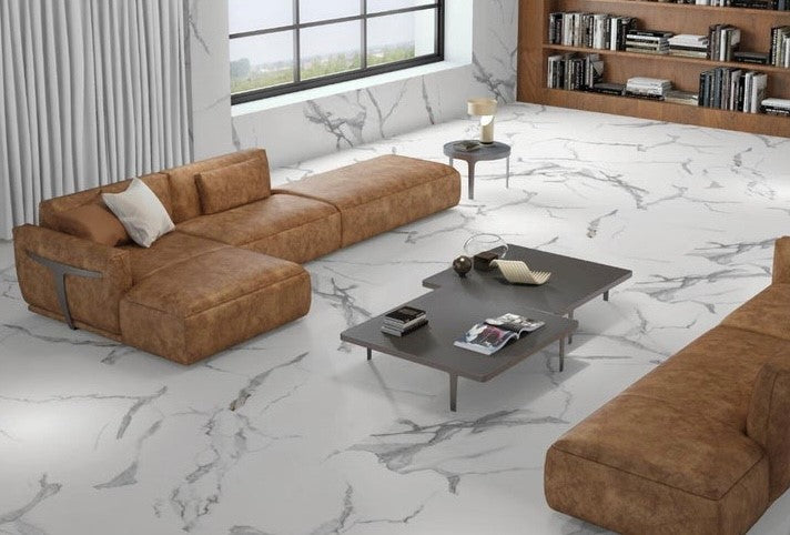 CARRELAGE VOLKAS BLANC RECTIFIE MAT 60X60