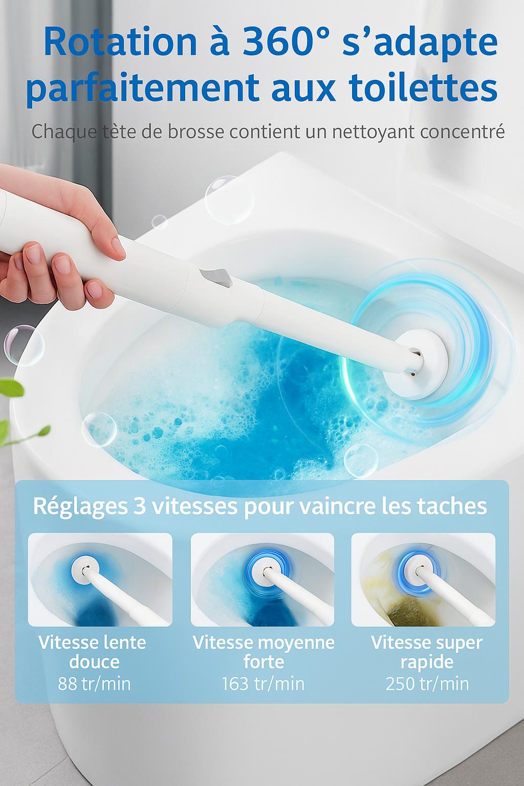 BROSSE ELECTRIQUE POUR WC