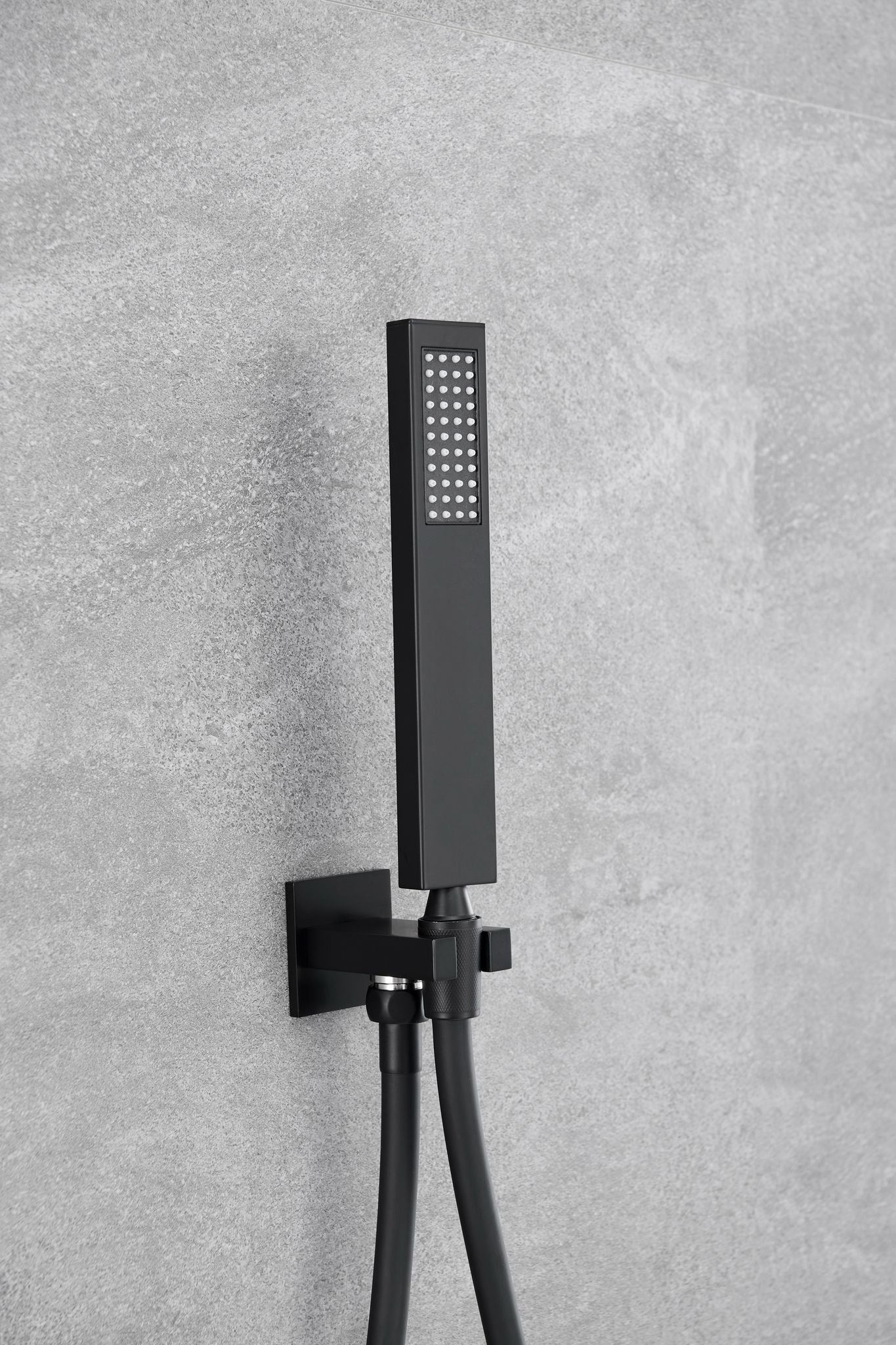 COLONNE DE DOUCHE ENCASTRABLE NOIR MAT