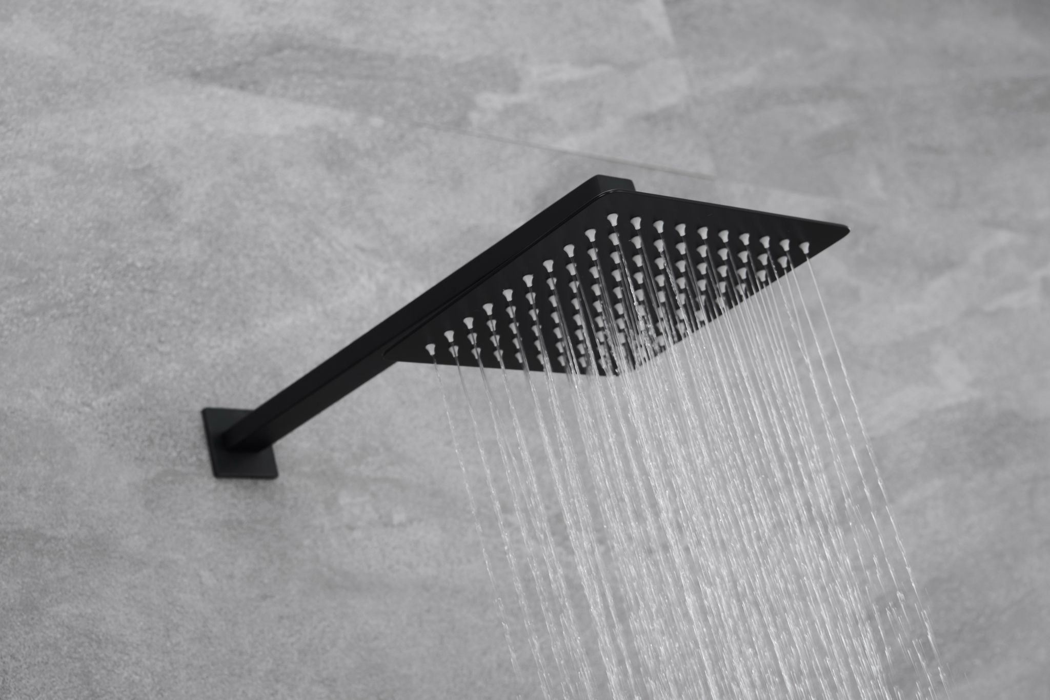 COLONNE DE DOUCHE ENCASTRABLE NOIR MAT