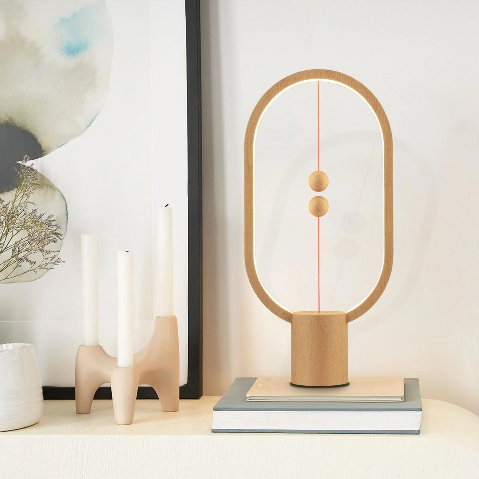 LAMPE HENGPRO COULEUR BOIS GRANDE TAILLE