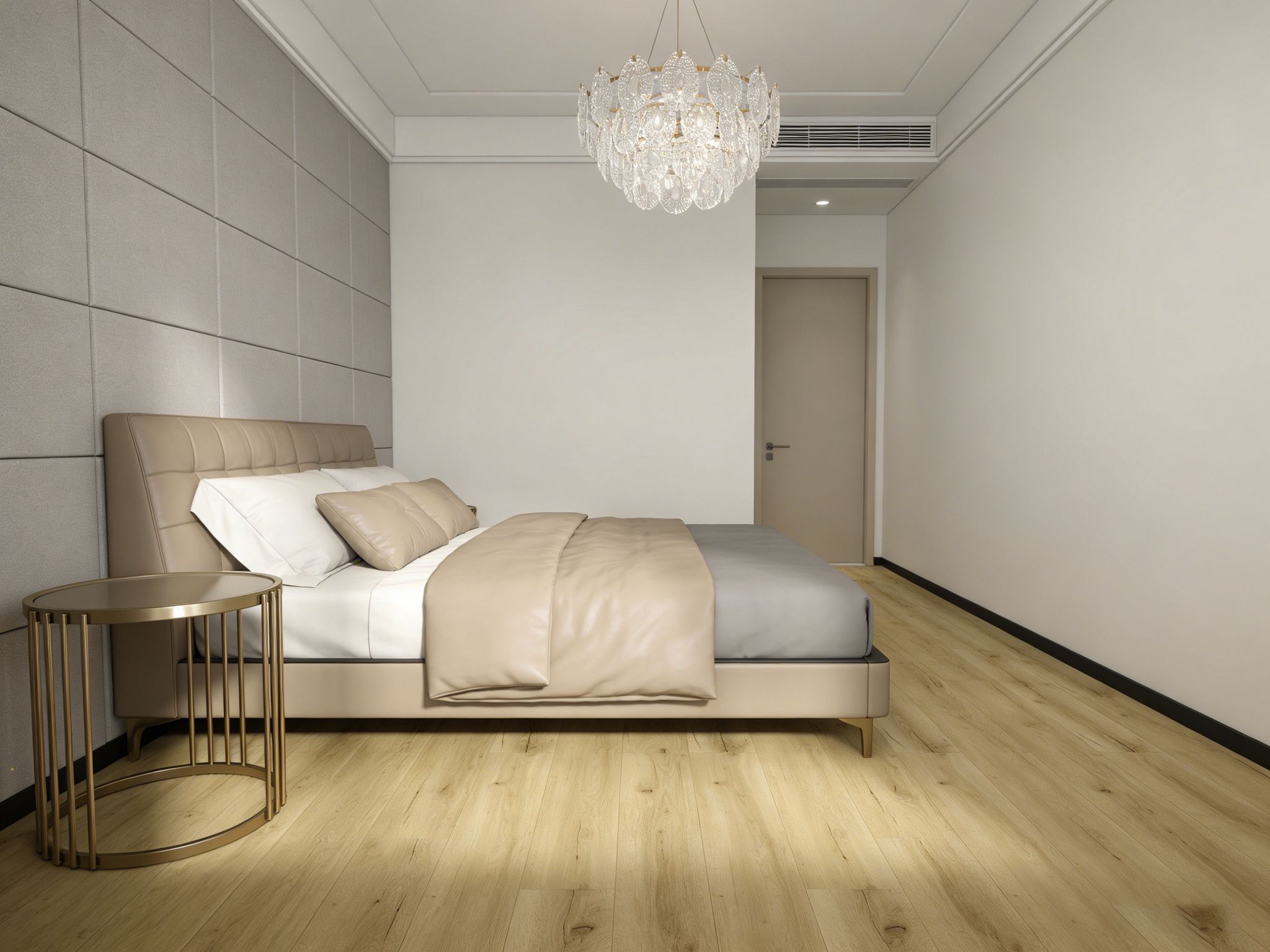 PARQUET STRATIFIE CHENE CLAIR VEINE NOIR 8MM AC5