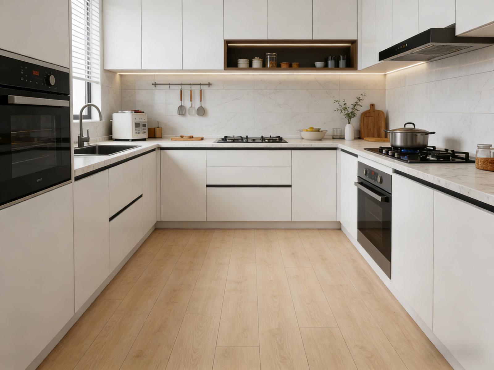 PARQUET STRATIFIE CHENE CLAIR 8MM AC5