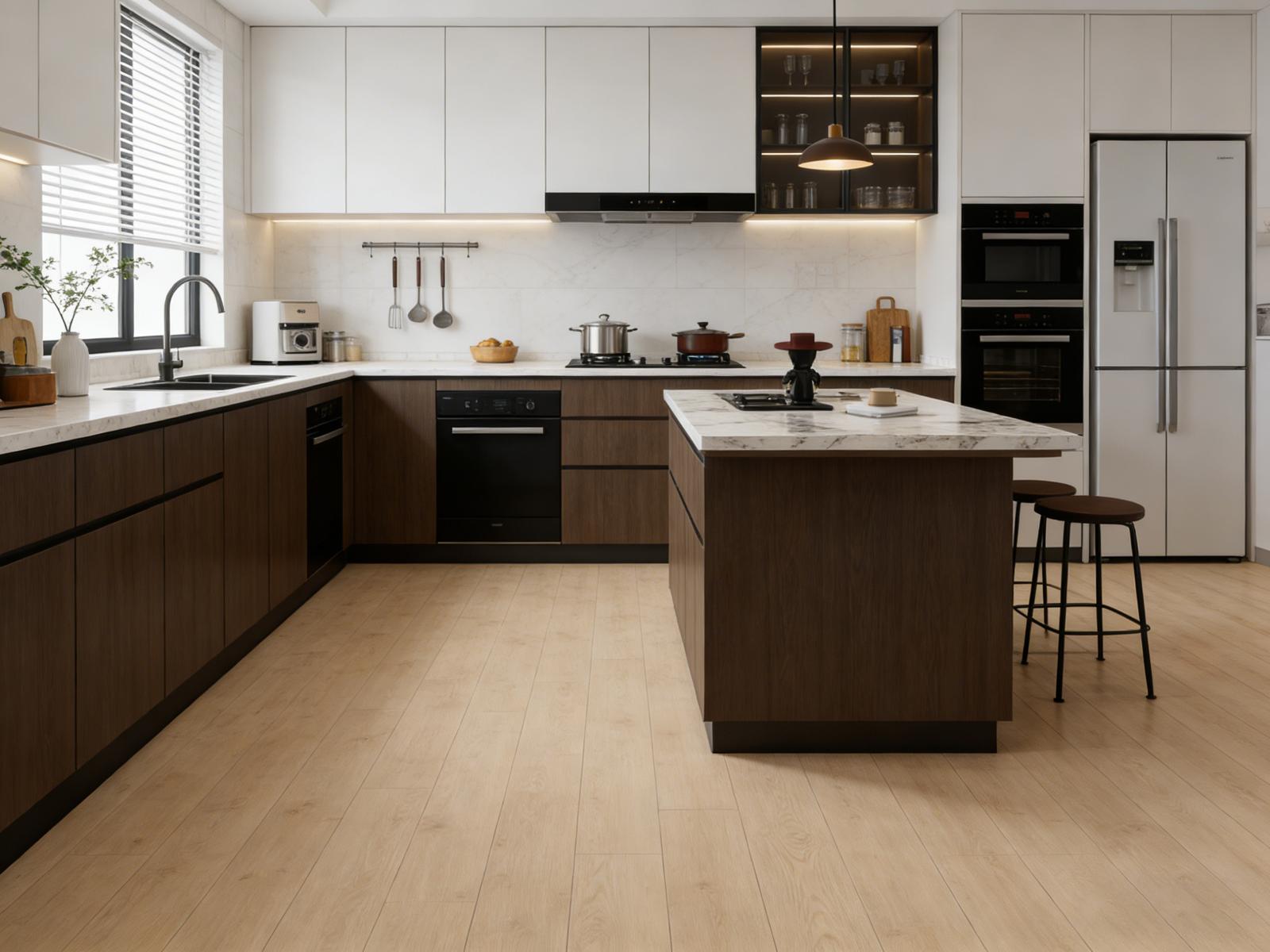 PARQUET STRATIFIE CHENE CLAIR 8MM AC5