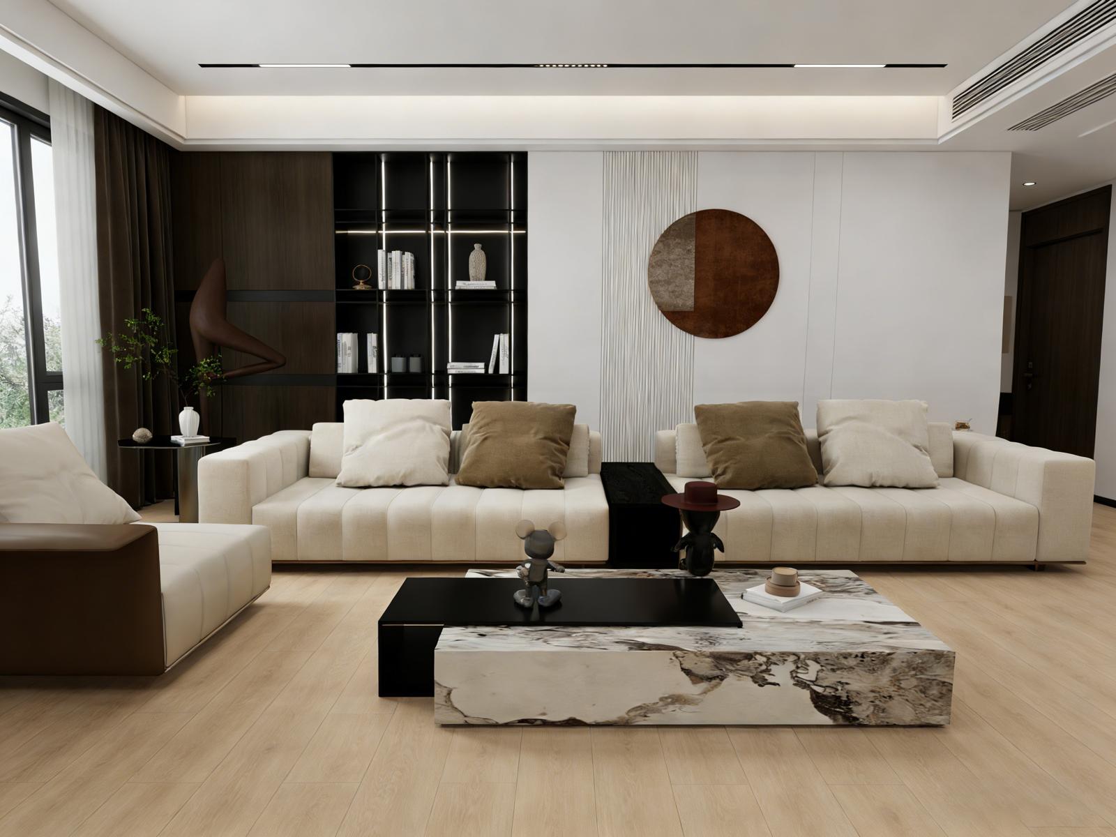 PARQUET STRATIFIE CHENE CLAIR 8MM AC5