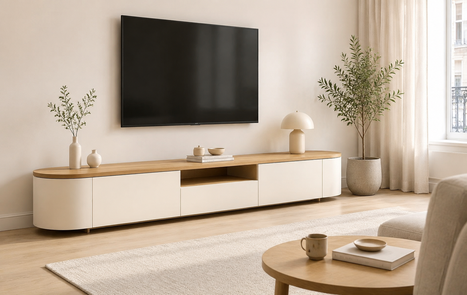 Meuble TV ELIA en bois