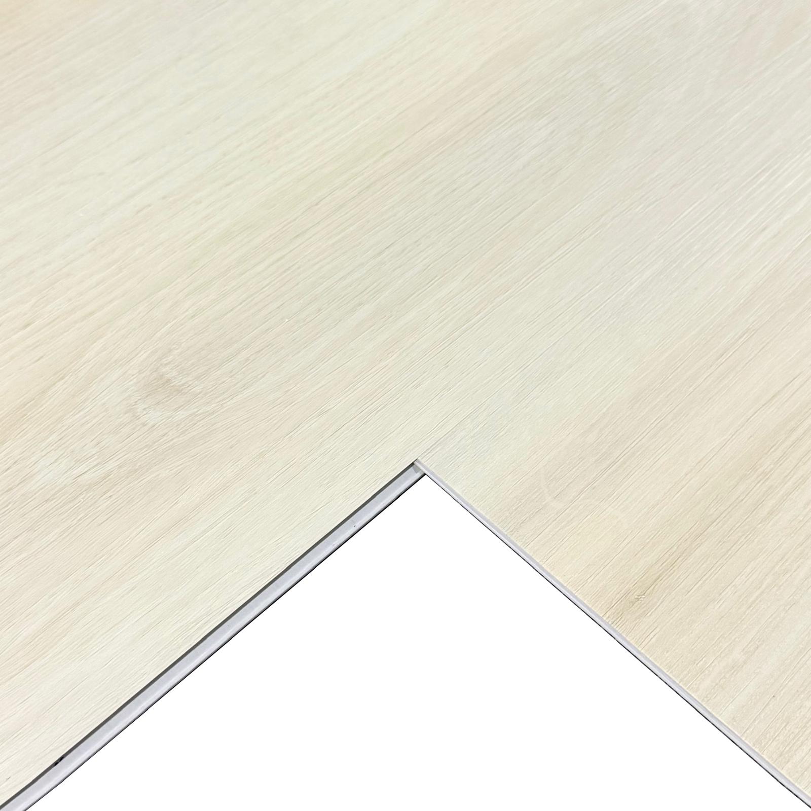 LAME PVC CLIPSABLE BOIS BLANCHI (5,5mm d'épaisseur) sous-couche intégrée, garantie 20ans