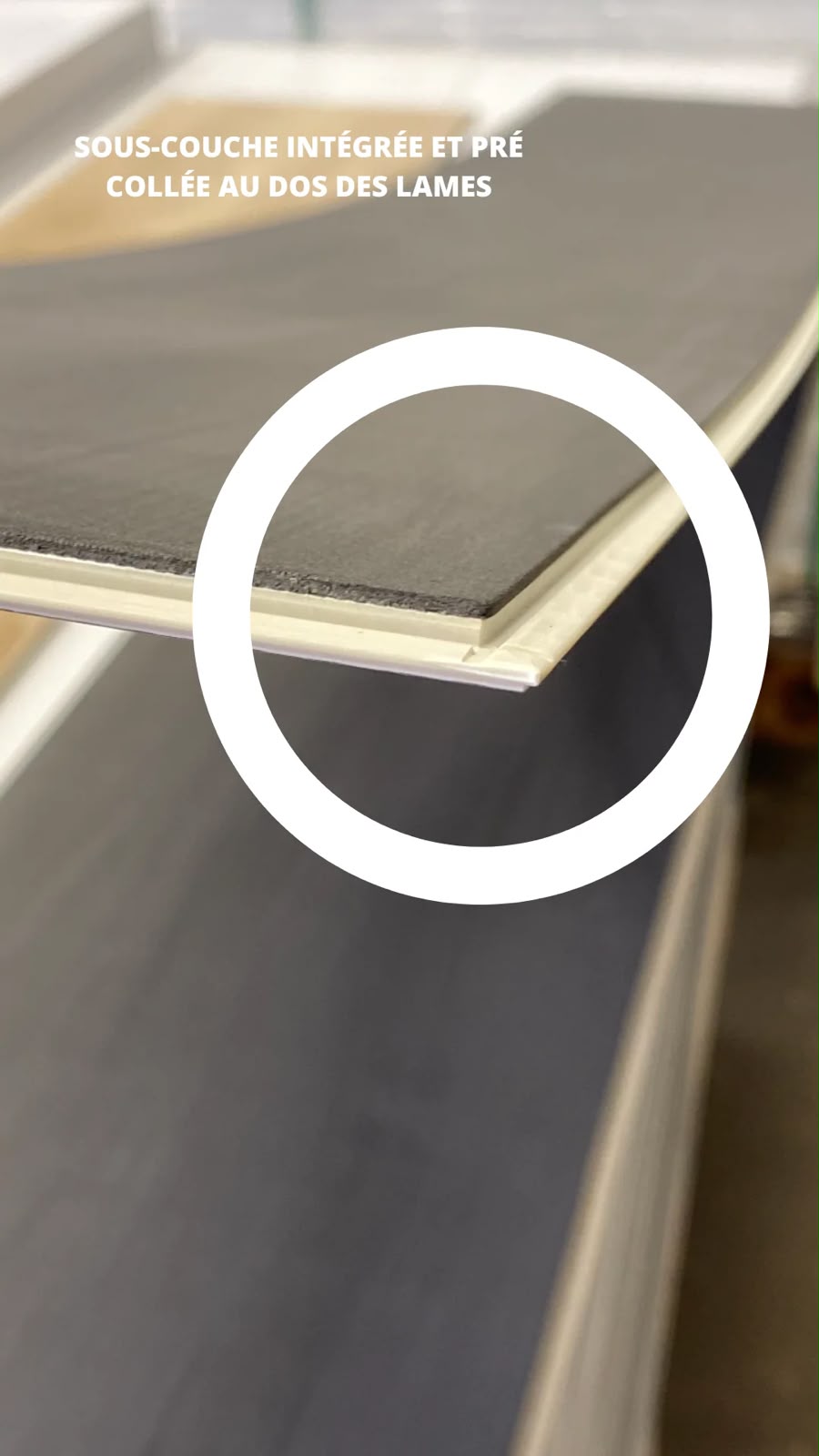 LAME PVC CLIPSABLE BOIS CLAIR (5,5mm d'épaisseur) sous-couche intégrée, garantie 20ans